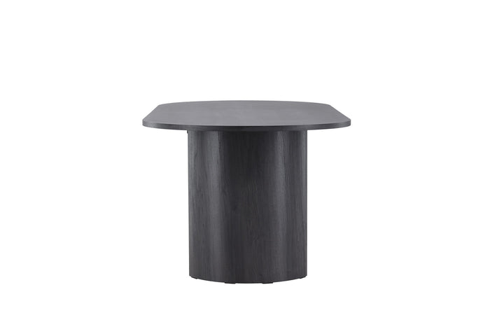 Fjôrd - Eettafel Ovaal - Zwart - 220x100x75cm - Grundsund
