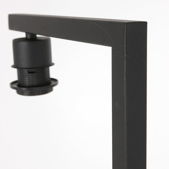 Steinhauer - vloerlamp - Stang - zwart - bamboe metaal - schemerlamp