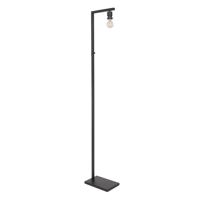Steinhauer - vloerlamp - Stang - zwart - bamboe metaal - schemerlamp