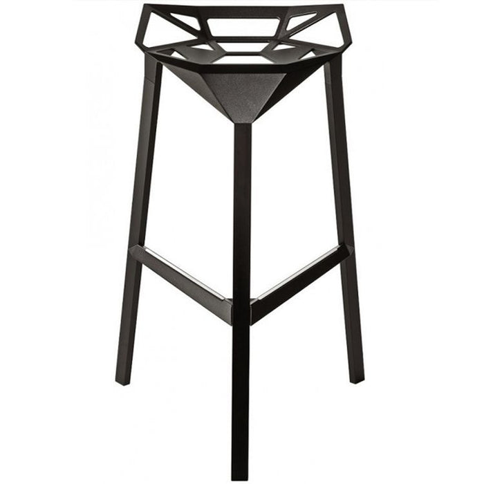 Stool One barkruk medium zwart
