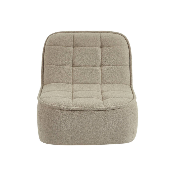 sweeek - Fauteuil bouclé stof 1 zitplaats