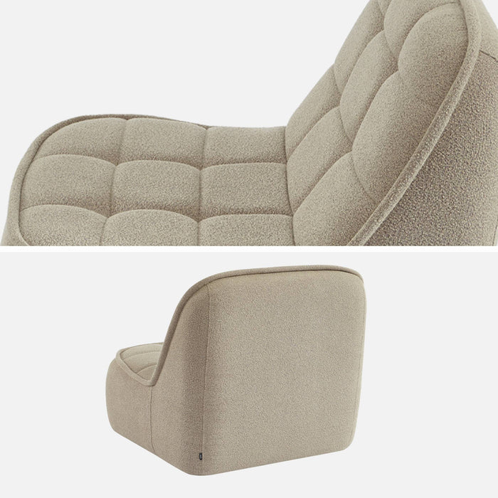 sweeek - Fauteuil bouclé stof 1 zitplaats