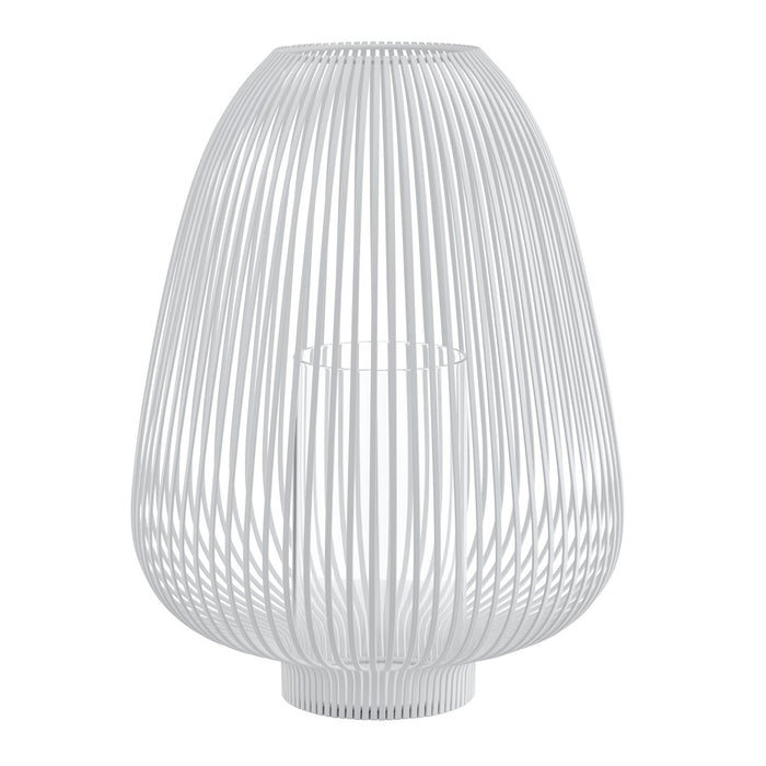 Lyva Lantaarn White Large | Wit | Staal