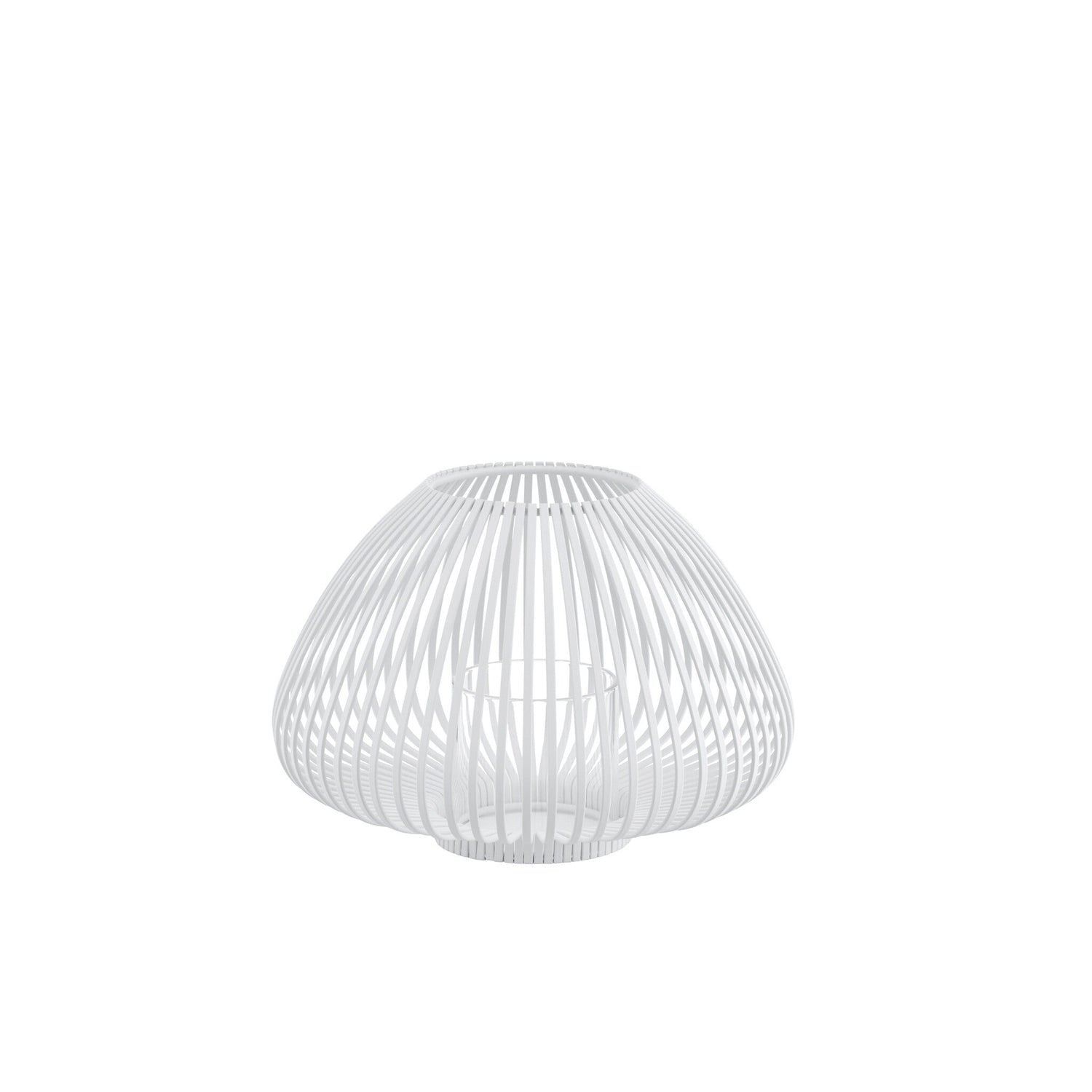Lyva Lantaarn White Small | Wit | Staal