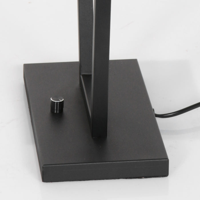 Steinhauer - tafellamp - Stang - zwart - bamboe metaal - Ø 40cm - E27