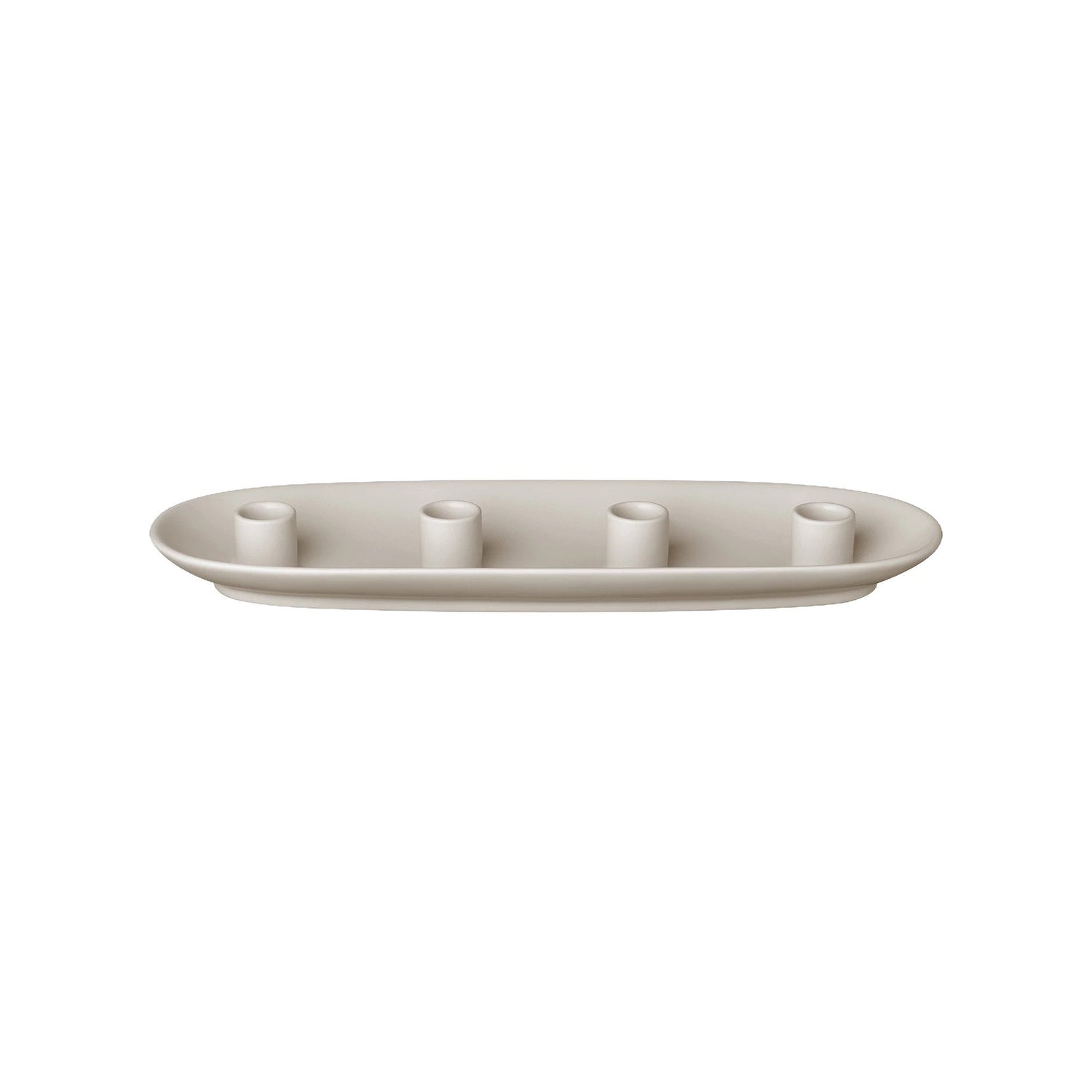 Vela Kandelaar Moonbeam Ovaal | Beige | Stoneware