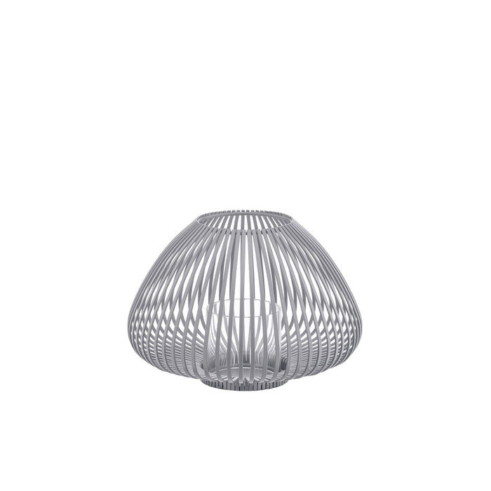Lyva Lantaarn Steel Grey Small | Grijs | Staal