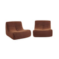 sweeek - Fauteuils boucléstof Sokol 1 zitplaats (set van 2)