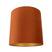 QAZQA Stoffen lampenkap oranje met gouden binnenkant 40|40|40