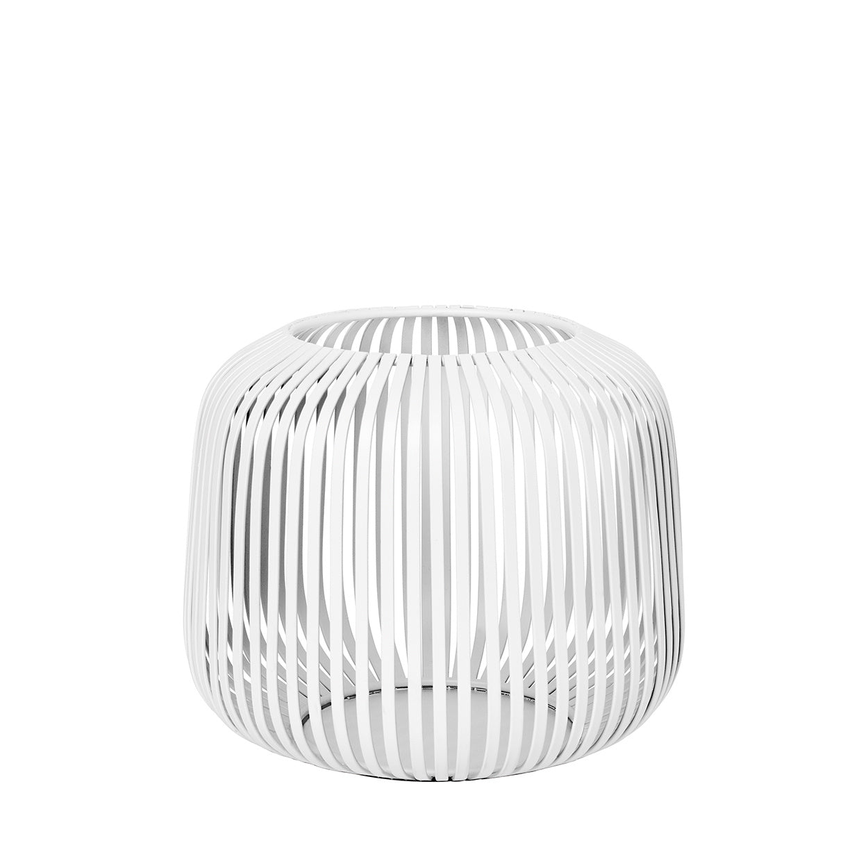 Lito Lantaarn White Small | Wit | Staal