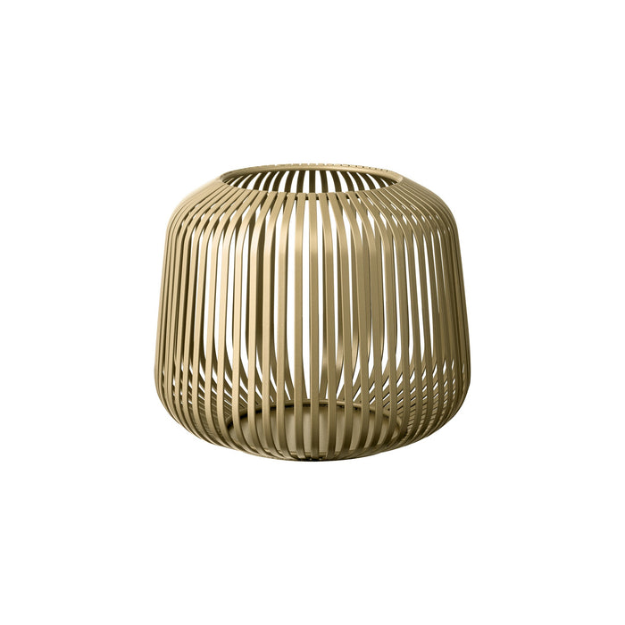 Lito Lantaarn Champagne Small | Geel | Goud | Staal