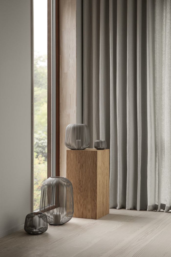 Lito Lantaarn Champagne Small | Geel | Goud | Staal
