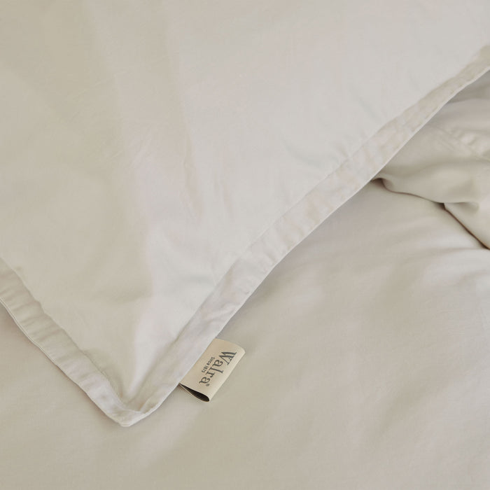 Walra Vintage Satin Dekbedovertrek 200 x 220 cm - Zand