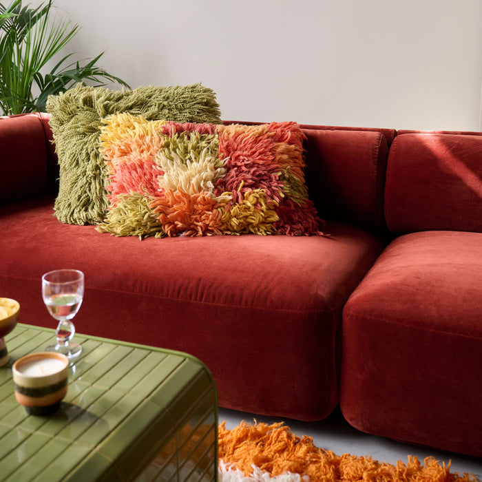 FÉST Bolster 3-zitsbank - Royal Saffron