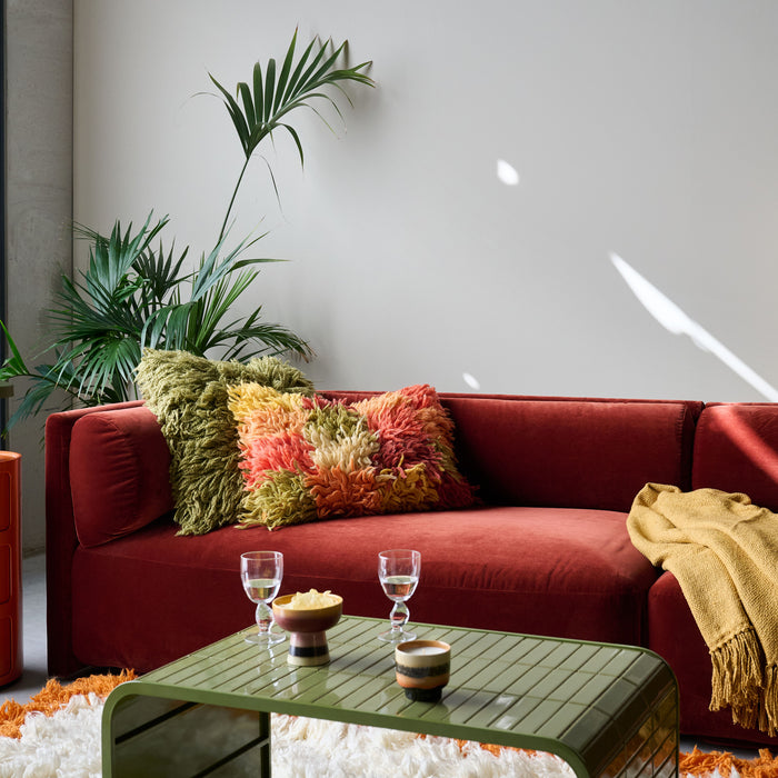 FÉST Bolster 3-zitsbank - Royal / Saffron