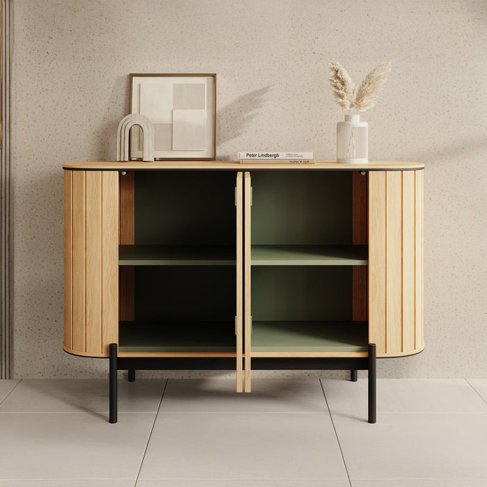 Meubella - Dressoir Royale - Eiken - 124 cm