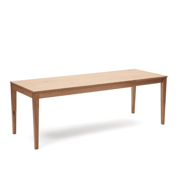Kave Home - Yain uitschuifbare tafel in eikenfineer en massief eiken