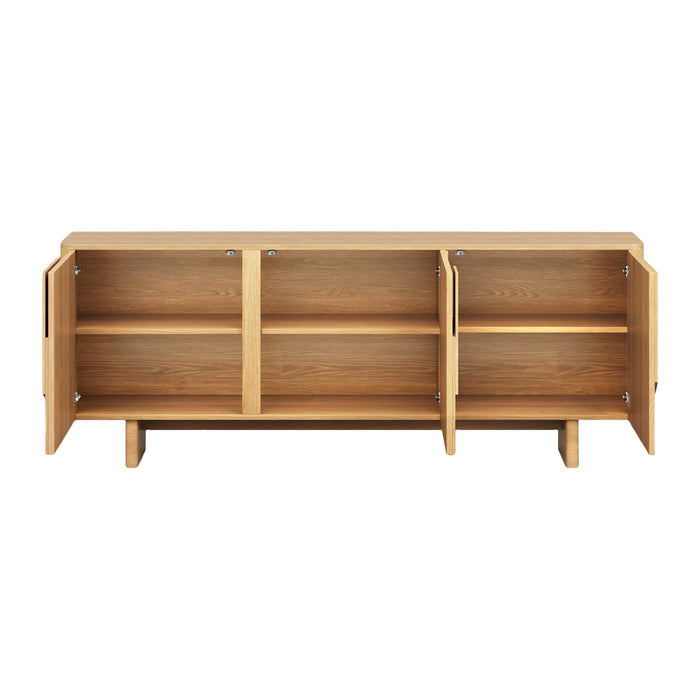 by fonQ Brikk Dressoir B 200 cm - Eiken / Naturel
