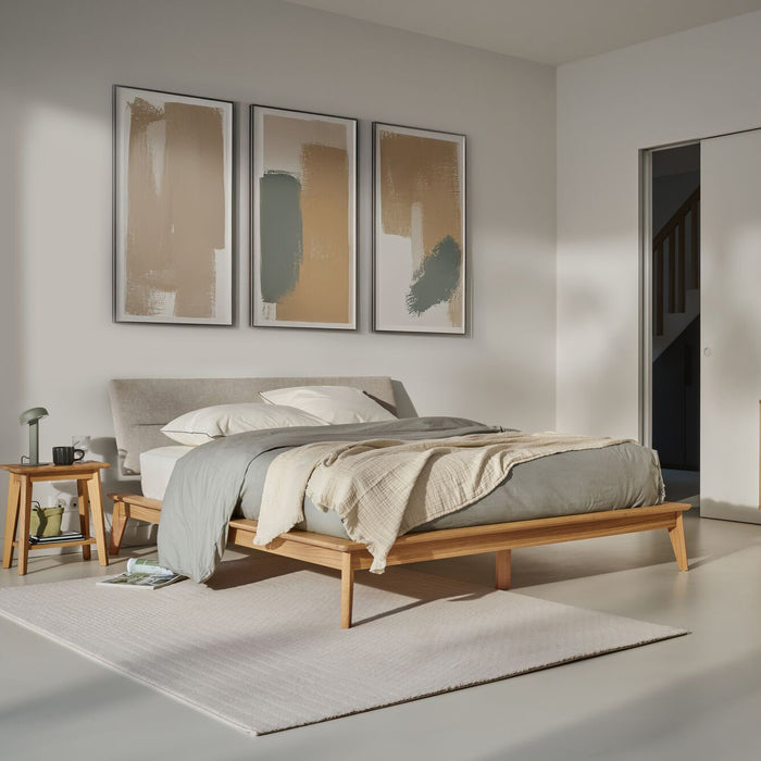 by fonQ Norre Bedframe 140 x 200 cm - Beige