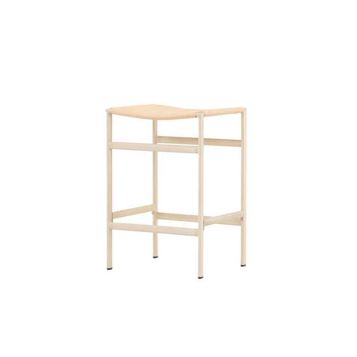 Svea - Polsty barkruk 63 cm - rattan - beige