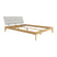 by fonQ Norre Bedframe 140 x 200 cm - Beige