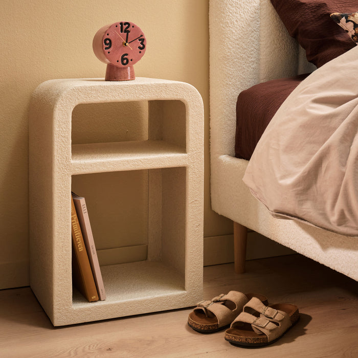 by fonQ Mara Bedframe 180 x 200 cm - Bouclé / Ivoor