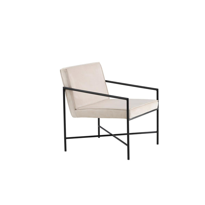 Svea - Nara fauteuil - velvet - champagne