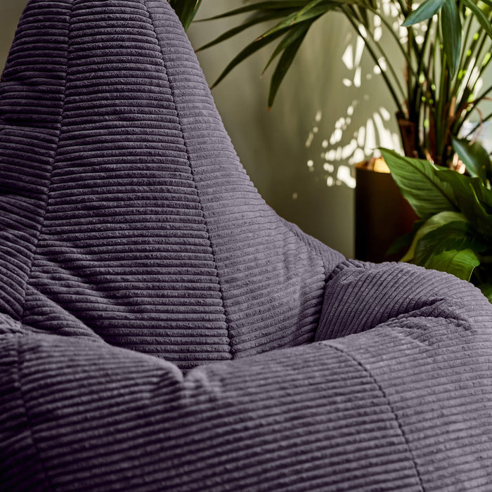 icon Dalton Zitzak - Ribfluweel - Houtskool