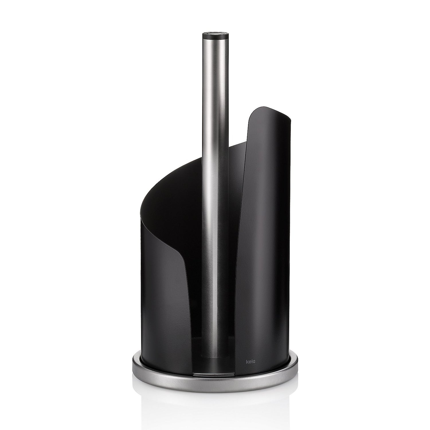 Keukenrolhouder Zwart - Kela | Stella