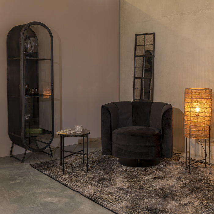 Dutchbone Rugged Vloerkleed 170 x 240 cm - Zwart