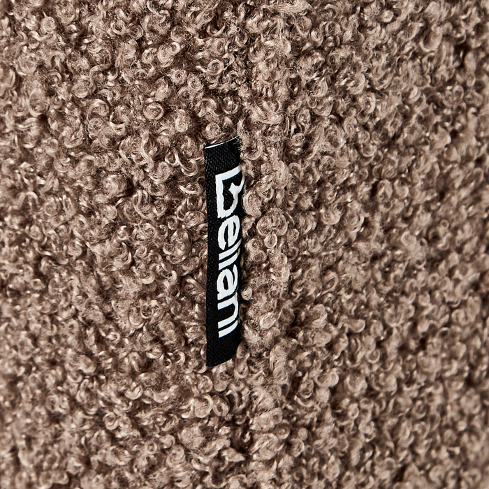 Beliani - BYSKE - Driezitsbank - Bruin - Bouclé