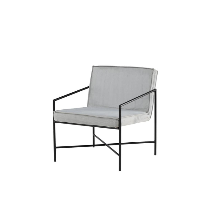 Svea - Nara fauteuil - velvet - grijs