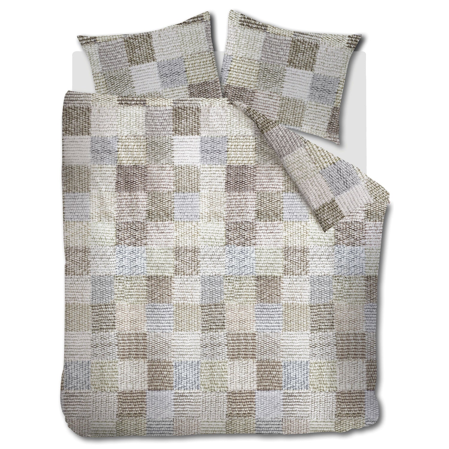 Ariadne at Home Patches  Dekbedovertrek 200 x  200/220 cm - Naturel