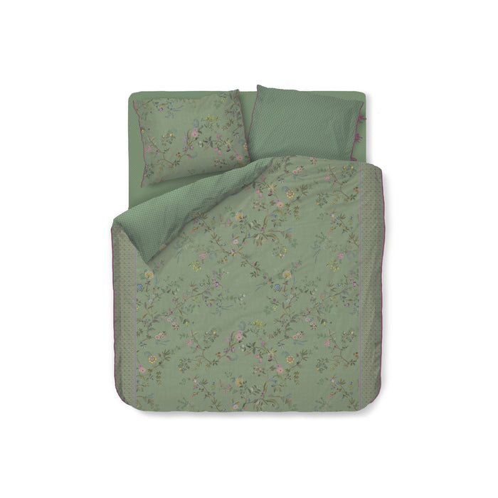 Pip Studio Bustani Dekbedovertrek 240 x  200/220 cm - Groen