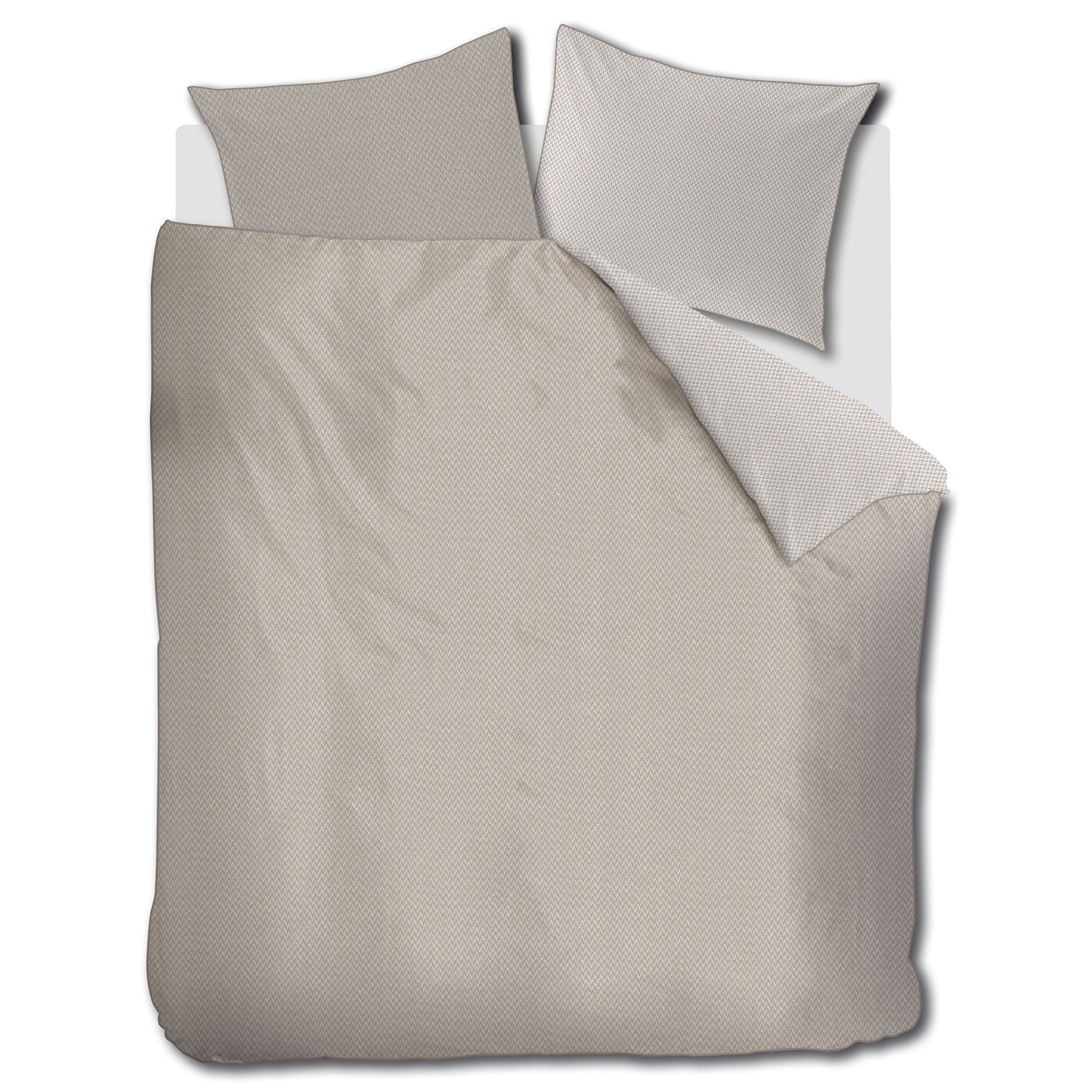 Rivièra Maison Emery Dekbedovertrek 200 x  200/220 cm - Taupe