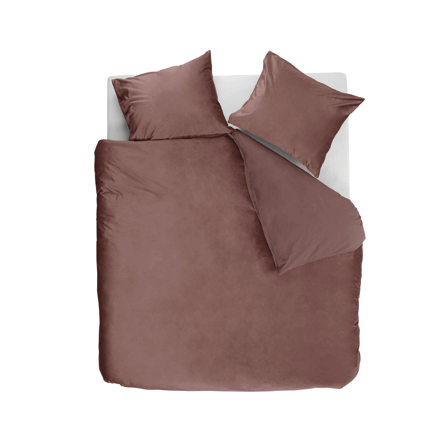 Ambiante Velvety Dekbedovertrek 240 x 200/220 cm - Roze