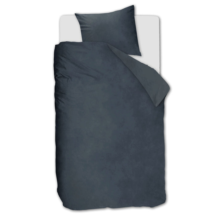 Ambiante Velvety Dekbedovertrek 140 x 200/220 cm - Blauw