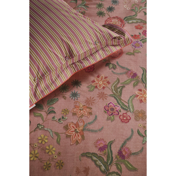 Pip Studio Coco Flower  Dekbedovertrek 200 x  200/220 cm - Koraal