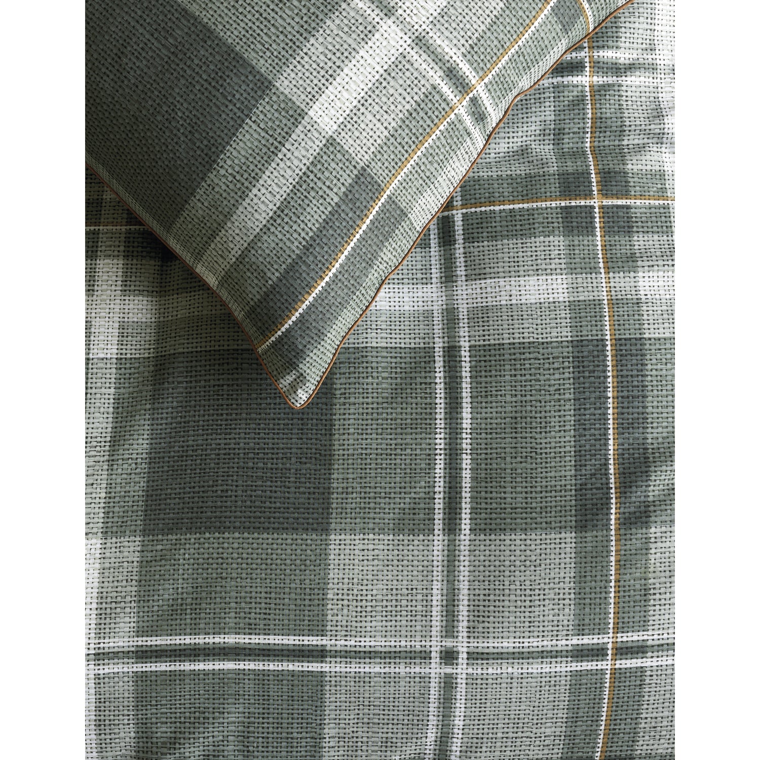 Rivièra Maison Tartan Check Dekbedovertrek 140 x 200/220 cm - Groen