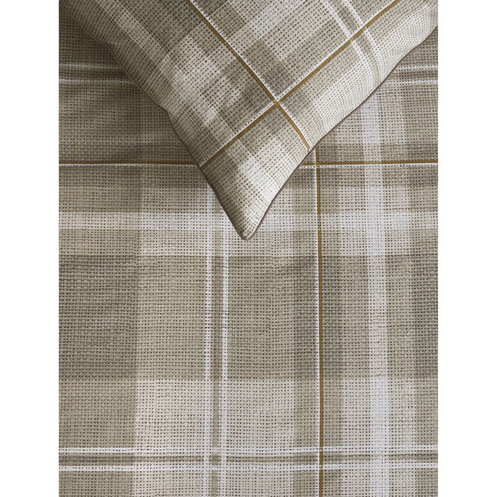 Rivièra Maison Tartan Check Dekbedovertrek 140 x 200/220 cm - Zand