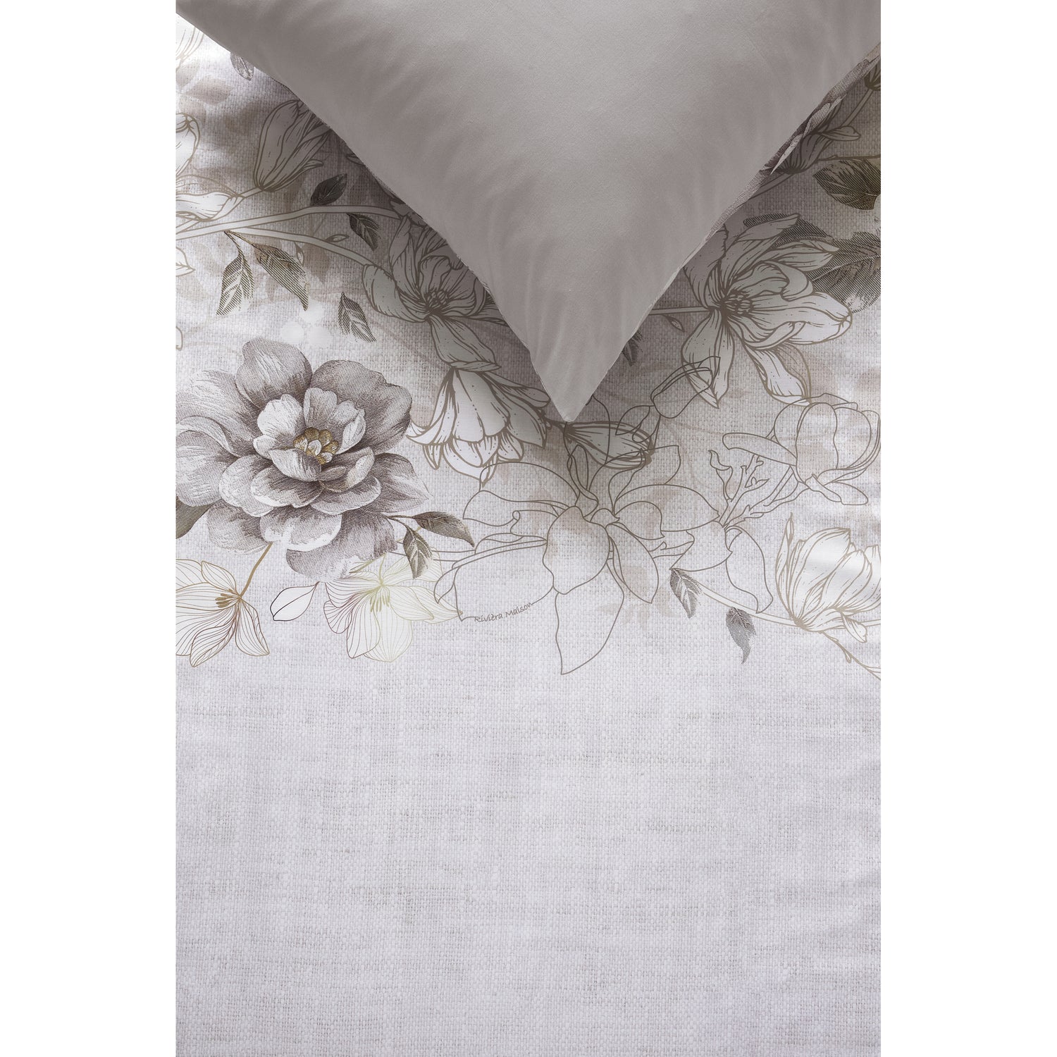 Rivièra Maison Bernice Dekbedovertrek 200 x 200/220 cm - Naturel