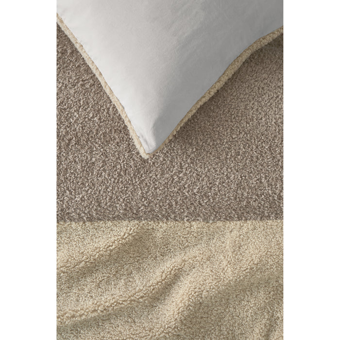 Rivièra Maison Huggle Dekbedovertrek 240 x 200/220 cm - Zand