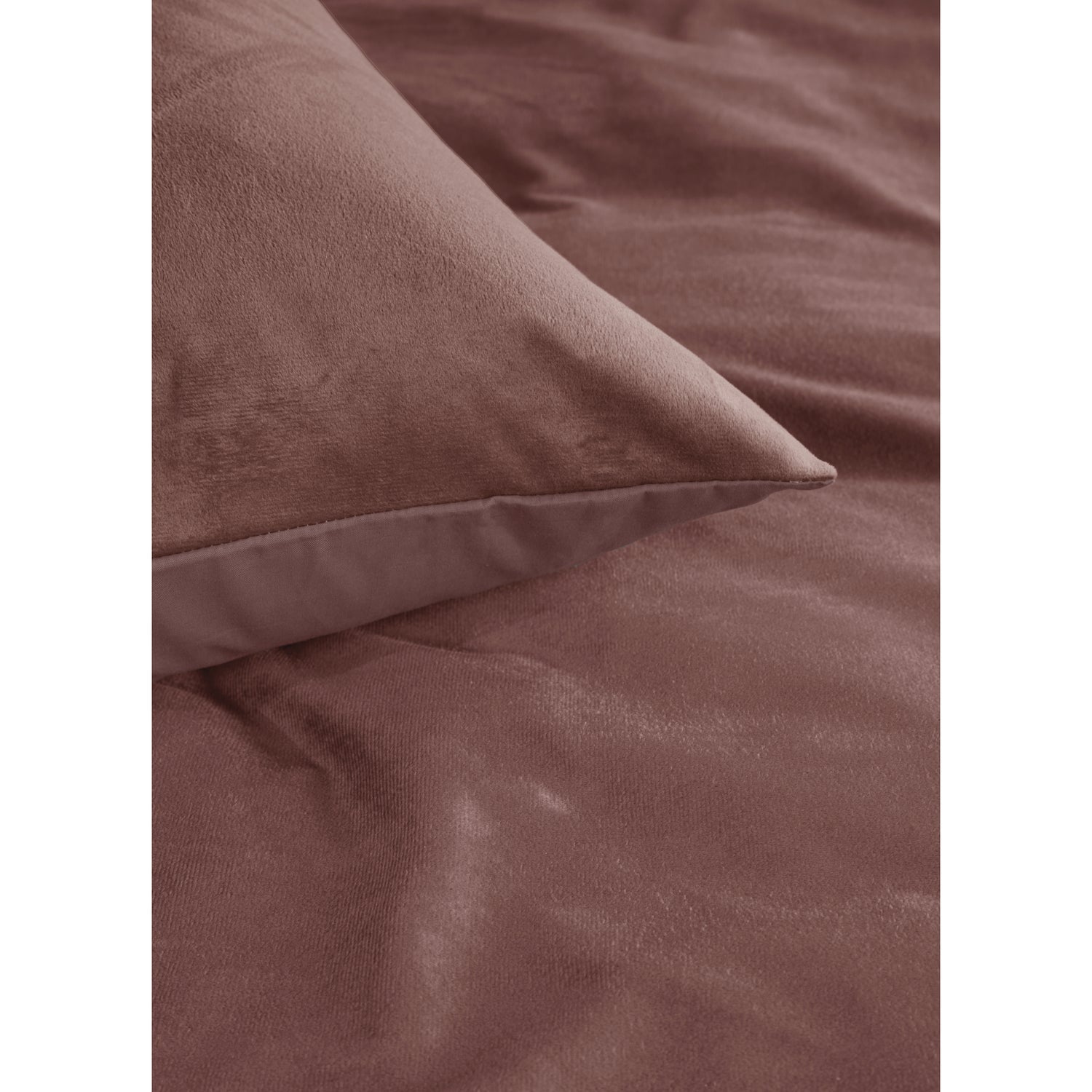 Ambiante Velvety Dekbedovertrek 140 x 200/220 cm - Roze