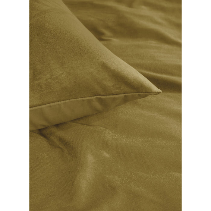 Ambiante Velvety Dekbedovertrek 240 x  200/220 cm - Oker