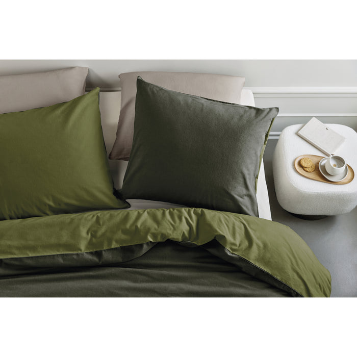 Beddinghouse Warm Dekbedovertrek 200 x 200/220 cm - Groen