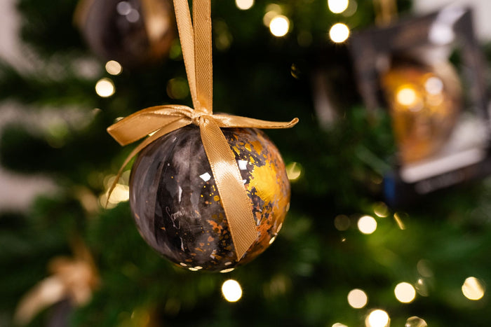 TS Collection - Kerstbal Shadow gold - Los