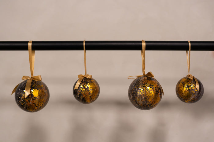 TS Collection - Kerstbal Shadow gold - Los