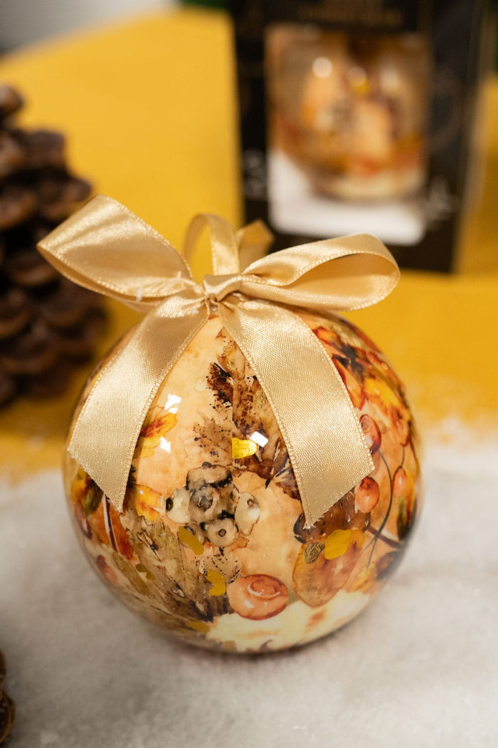 TS Collection - Kerstbal Cotton cream - Geschenkverpakking