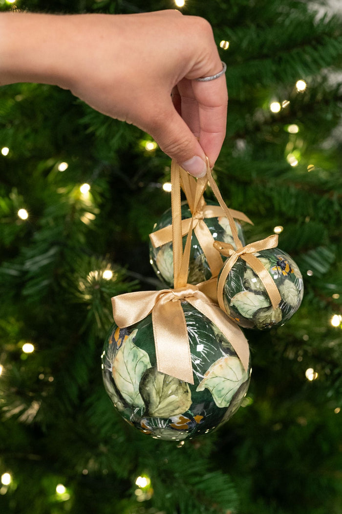 TS Collection - Kerstbal Bee green - Geschenkverpakking