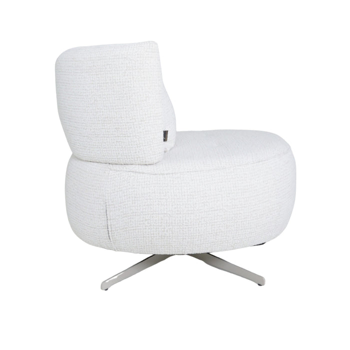 Bronx71 Fauteuil Fallon draaibaar gemêleerde stof beige